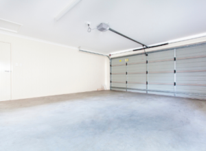Chamberlain garage door opener installed in a new garage